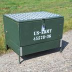 Stoere Opbergkist, Legerkist Super Tof Ook Als Salontafel. thumbnail 8