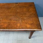 Vintage Teakhouten Koloniale Eettafel Met Lade thumbnail 20