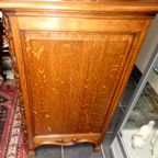 Louis Xv Franse Gebeeldhouwde Eiken Commode. thumbnail 7