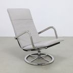 2x Vintage Draaifauteuil, 1980s Nieuwe Kussens thumbnail 11