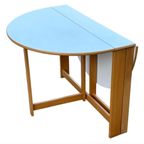 Vintage Ronde Scandinavische Opklapbare Eettafel Design thumbnail 4
