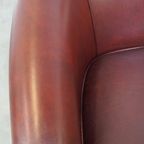 Nette Hoogwaardige Rundleren Clubfauteuil In Klassiek Engelse Stijl thumbnail 8