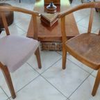 2X Thonet Stoel Rondgebogen, Prijs Is Voor Beide Stoelen Samen. thumbnail 9