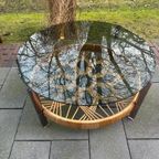 Rattan En Glazen Coffeetable thumbnail 10