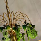 Murano Groene Druiven Hanglamp Vintage Kroonluchter Groen Hollywood thumbnail 7