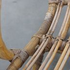 Leuke Dutch Design Rotan Fauteuil Uit De Jaren ’50 Met Een Hoge Rug thumbnail 14