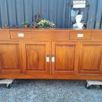 -klassieke Toonbank, Vitrinekast, Dressoir, Afm. 200x50m En thumbnail 5