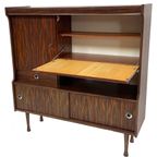 Vintage Highboard Wandmeubel Jaren 60 Rosewood Fineer thumbnail 3