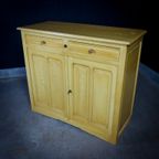 Gehouten Commode Kledingkast / Wandkast Uit Circa 1910 thumbnail 2