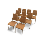 Mid-Century Beige, Bronskleurig Eetkamerstoel thumbnail 9