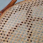 Originele Antieke Thonet Stoel Met Geweldige Kleuren En Een Rieten Zitting thumbnail 2