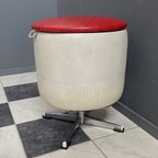 Round Skai Laundry Box / Stool 1960S thumbnail 4