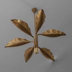 Zeldzame Mid-century "leaf" Luster Van Angelo Lelii Voor Arredoluce, 1970 thumbnail 10