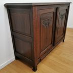 Antiek Frans Dressoir, Commode, Badkamerkast, Kastje thumbnail 10