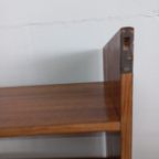 Jaren 50/60 Scandinavisch Wandmeubel Wandrek (teak-grenen-fineer) thumbnail 11