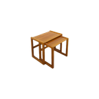 Teak Vintage Bijzettafel Set thumbnail 2