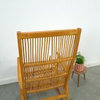 Design Hellerau Rotan Schommelstoel Vintage Stoel thumbnail 15