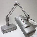 Dazor Bureaulamp/ Goudsmidlamp Met Vergrootglas Loep, Ca 1950 thumbnail 5