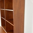 Scandinavisch Vintage Teak Fineren Boekenkast thumbnail 11