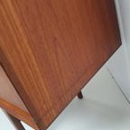 Vintage Deens Teak Houten Wandkast | Dressoir | Highboard thumbnail 14