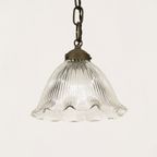 Antieke Holophane Hanglamp thumbnail 3