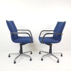 2 Artifort Bureaustoelen | Blauw Bureau Stoel thumbnail 5