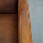 Set Van 2 Mooie En Comfortabele Schapenleren Art Deco Design Fauteuils Met Een Prachtige Kleur thumbnail 17