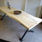 Prachtige Grote Boomstam Tafel 260 Cm thumbnail 10