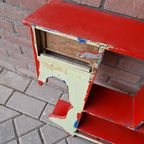 Antiek Keukenrek Houten Regaal Brocante thumbnail 9
