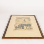 H.E. Roodenburg - Utrecht - Domtoren - (1895 - 1987) - Ets - Grafiek thumbnail 6