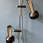 Mid Century Vloerlamp Met Twee Zwart/Chroom Spots thumbnail 11