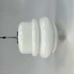 Vintage Melkglazen Hanglamp, Hustadt Leuchten 1970's thumbnail 9