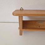 50's Keuken Rekje Beuken Handdoek Rek thumbnail 7