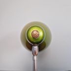 Vintage Bureaulamp In Groen En Chroom Gelakt Metaal thumbnail 12