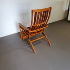 Chair Bentwood Thonet Siesta Medizinal 1951 Lounge Chair thumbnail 9