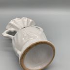 Vintage Vaasje Wit Porselein Print Pauw Goudkleurig thumbnail 6