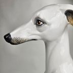 Grote Keramieken Vintage Windhond 80 Cm thumbnail 4
