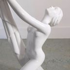 Jaren 70-80 Art Deco Tafellamp Vrouw -(nn43) thumbnail 11