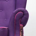 Classic Wing Chair In The Style Of Howard & Sons, 1960s thumbnail 5