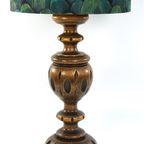 Vintage Houten Lampvoet Bewerkt thumbnail 3