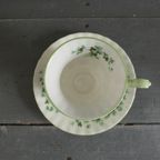 Vintage Royal Albert Shamrock Kop En Schotel Porselein 4 X thumbnail 9