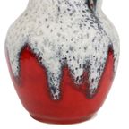 Rode Fat Lava Design Vaas Bay Keramik West Germany Aardewerk 67-30 thumbnail 6
