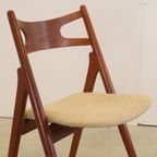 Set 6 Hans Wegner Carl Hansen Ch29 Stoelen Vintage Deens Sawbuck thumbnail 7