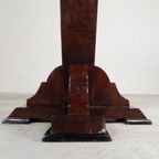 Art Deco Stijl Tafel Met Verschillende Soorten Ingelegd Hout thumbnail 8