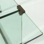 Peter Ghyczy Console Table Model T30 In Glass And Brass 1970S thumbnail 8