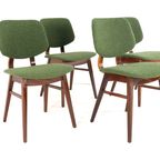 Set 4 Eetkamerstoelen Vintage Gestoffeerd 'velsen' Nederlands thumbnail 12