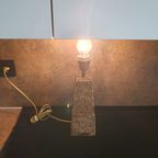 Vintage - Kastlamp - Tafellamp - Rotan - Birma Riet - Myanmar.- thumbnail 4