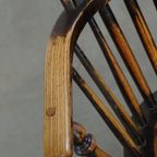 Elegante, Prachtige, Antieke Engelse Highback Windsor Eetkamerstoel thumbnail 8