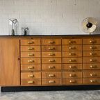 Vintage Mid-century Apotheekkast,apothekerskast,ladenkast thumbnail 3