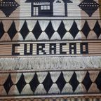 70's Vintage Wandkleed Muurkleed Retro Schilderij Curacao thumbnail 3